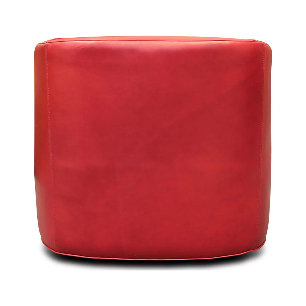100% Top Grain Leather Swivel Club Armchair V746