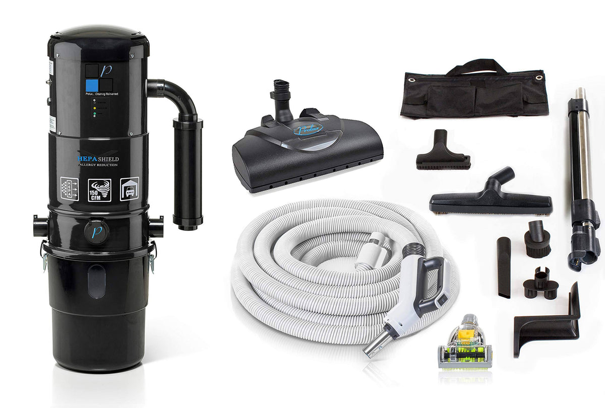 Central Vacuum System with Power Hose Kit G276