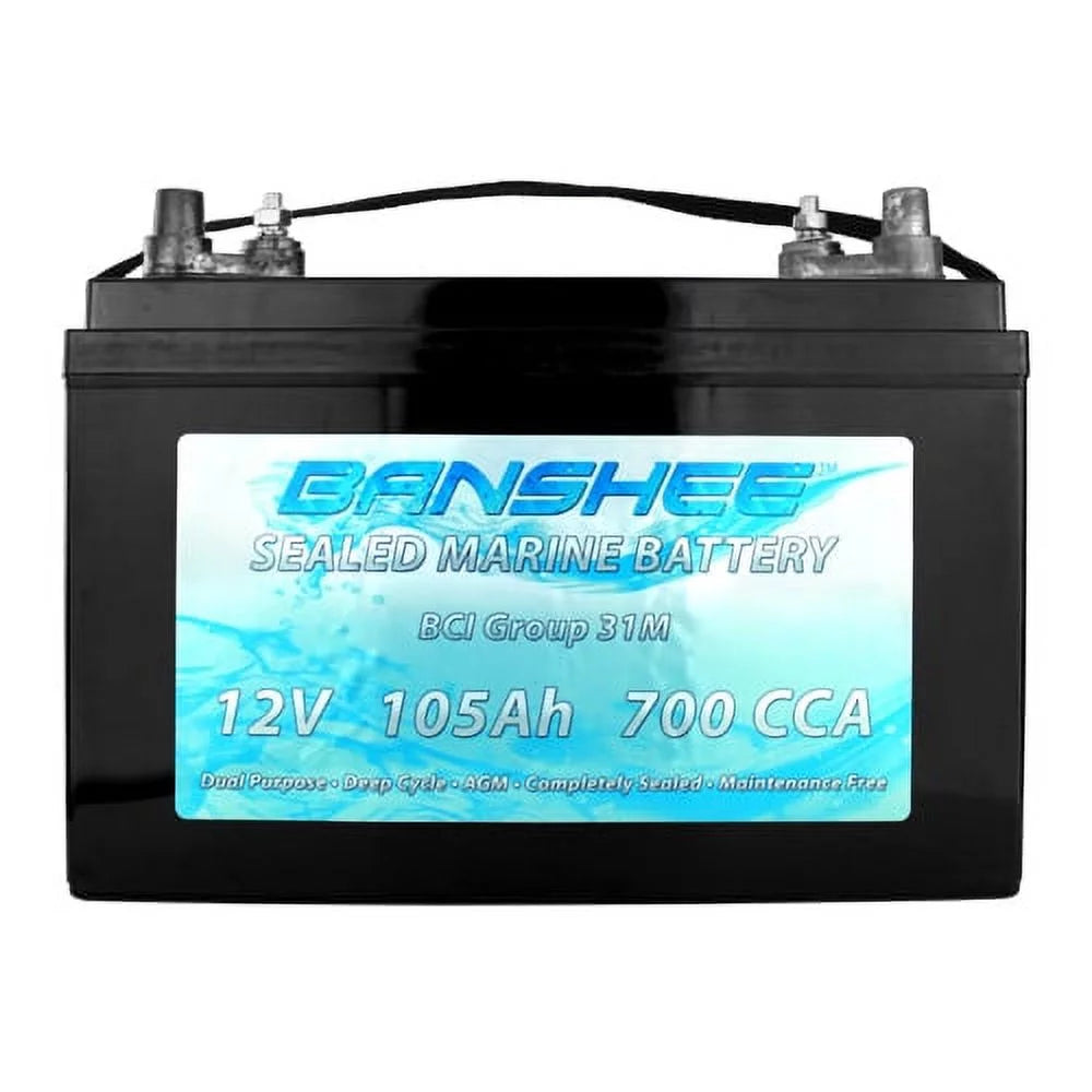 Group 31 Deep Cycle Sealed AGM Marine Battery B880