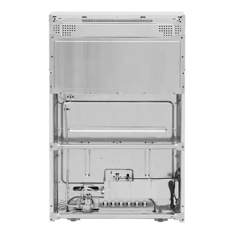 5-Burner Freestanding Gas Range in White T4562