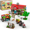 Farm House Building Set 791 Pcs with Tractor Horse Animals I743