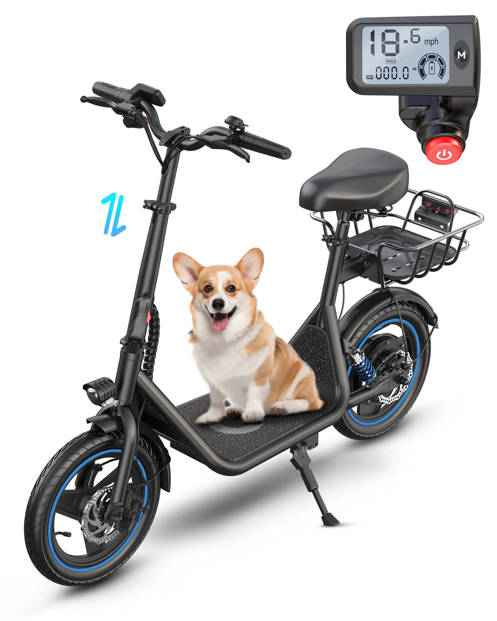 600W Electric Scooter with Seat C9143