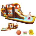 Inflatable Water Park with Splash Pool & Basketball C6113