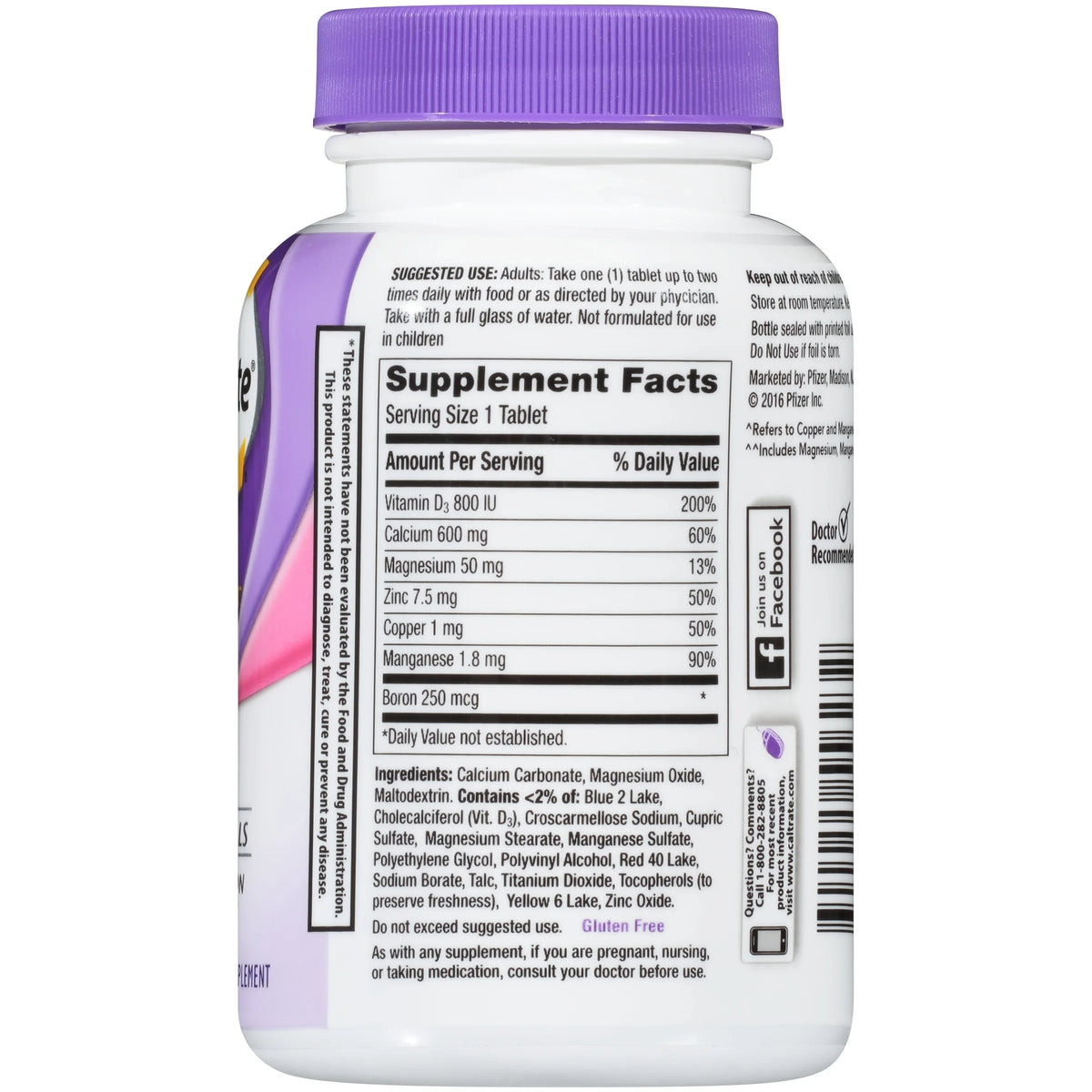 Calcium Vitamin D Supplement 120 Count G39247