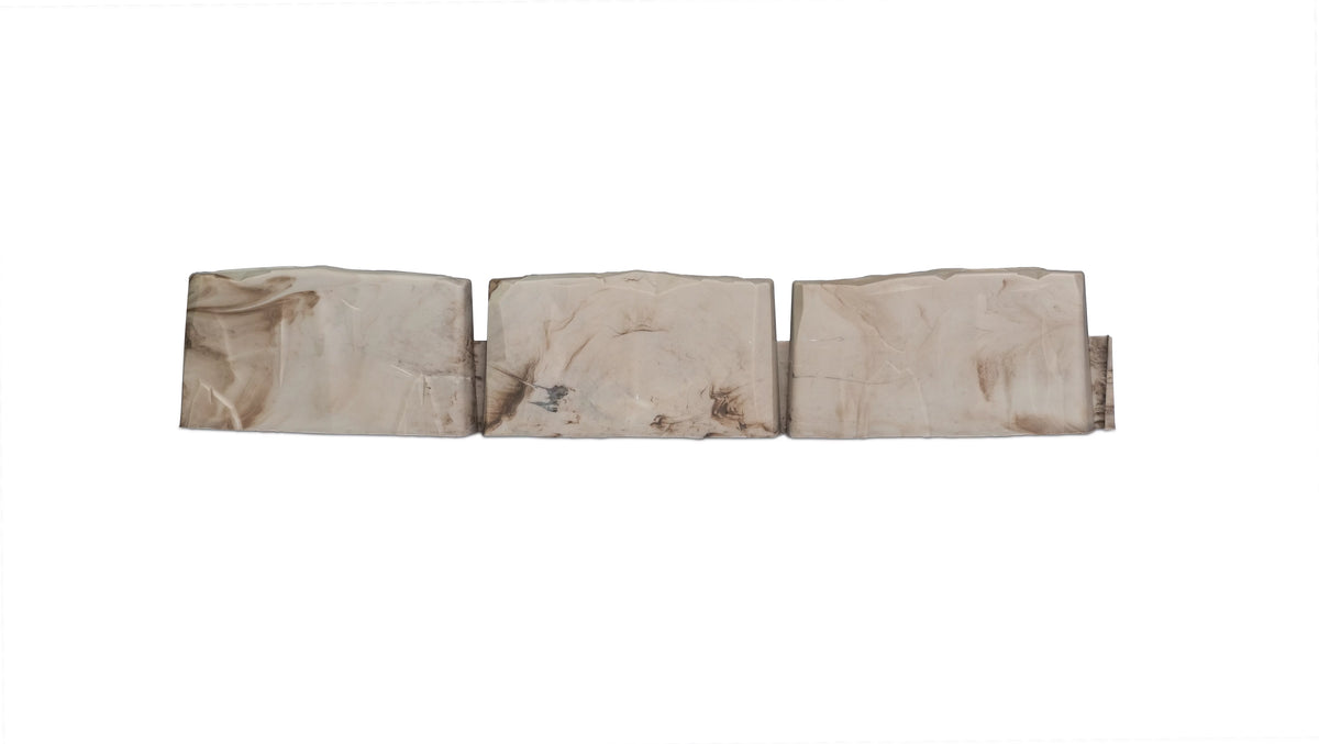 Brown Faux Stone Landscape Edging Kit D4497