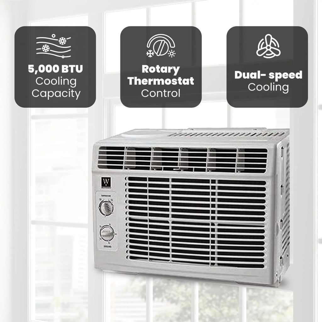5,000 BTU Mechanical Window Air Conditioner M25749