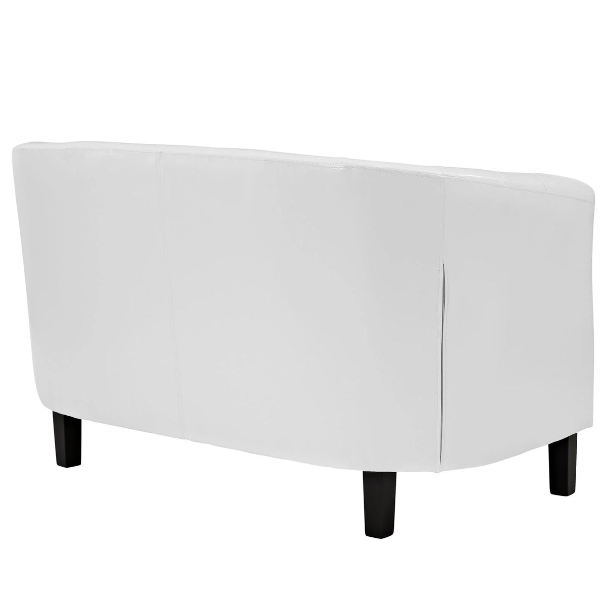 Two Seater Loveseat Sofa White X4801