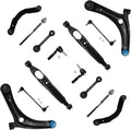 14PC Front & Rear Control Arms Sway Bars Suspension Kit C622608