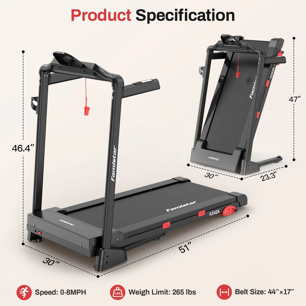 2.5 HP Electric Treadmill with 12% Incline F29641