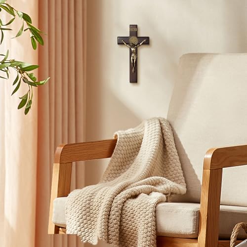 Wooden Crucifix Cross with Detachable Stand 10 Inch C966154