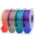 Silk Dual Color Red Black PLA 3D Printer Filament 1.75mm 1KG K458