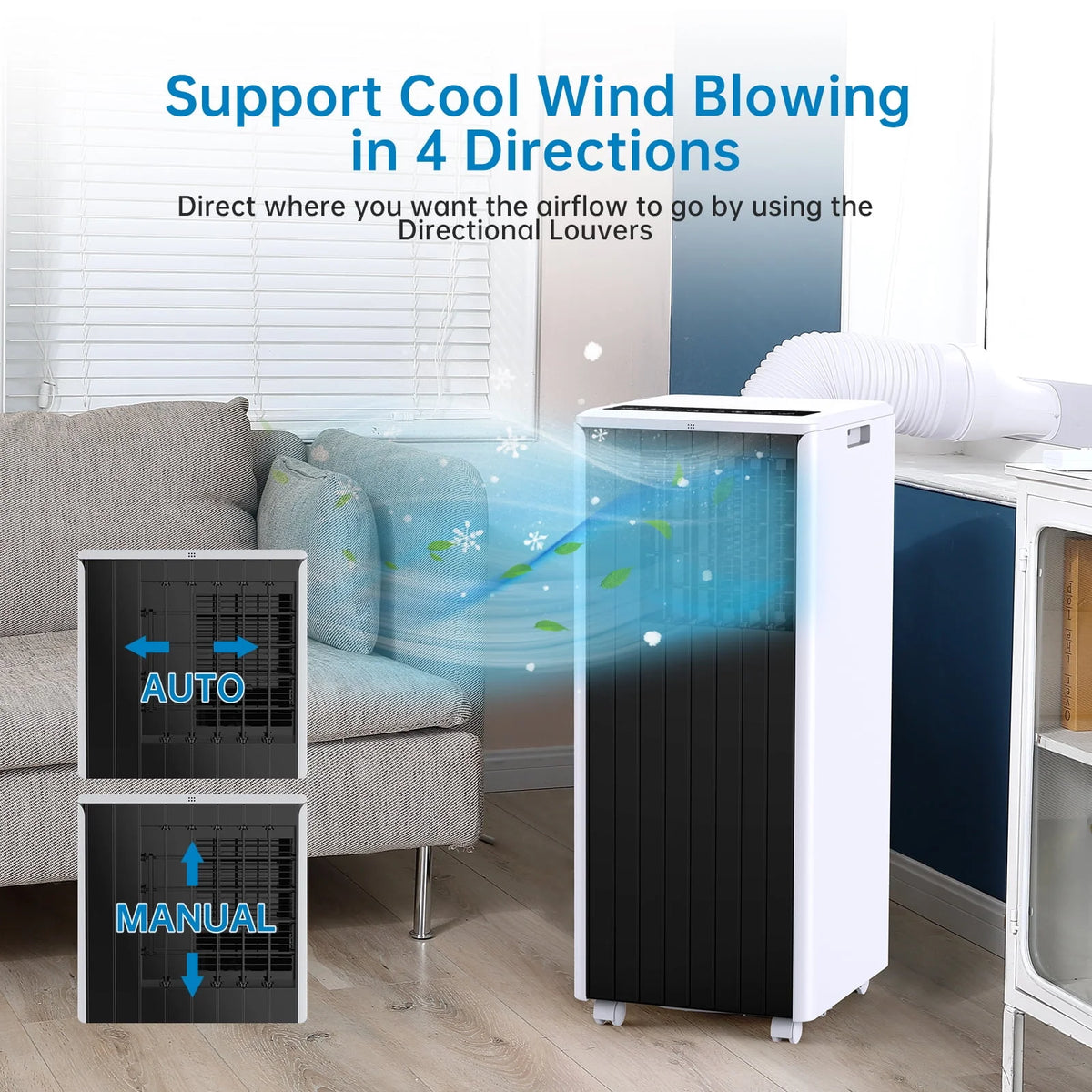 8000 BTU Portable Upright Air Conditioner F69854