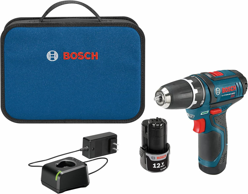 12V 3/8 Inch Two Speed Cordless Drill Set with Batteries A243