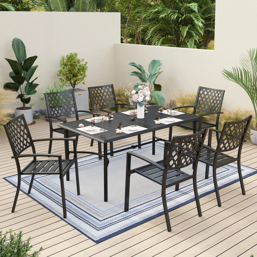 7 Piece Outdoor Patio Dining Set K10782