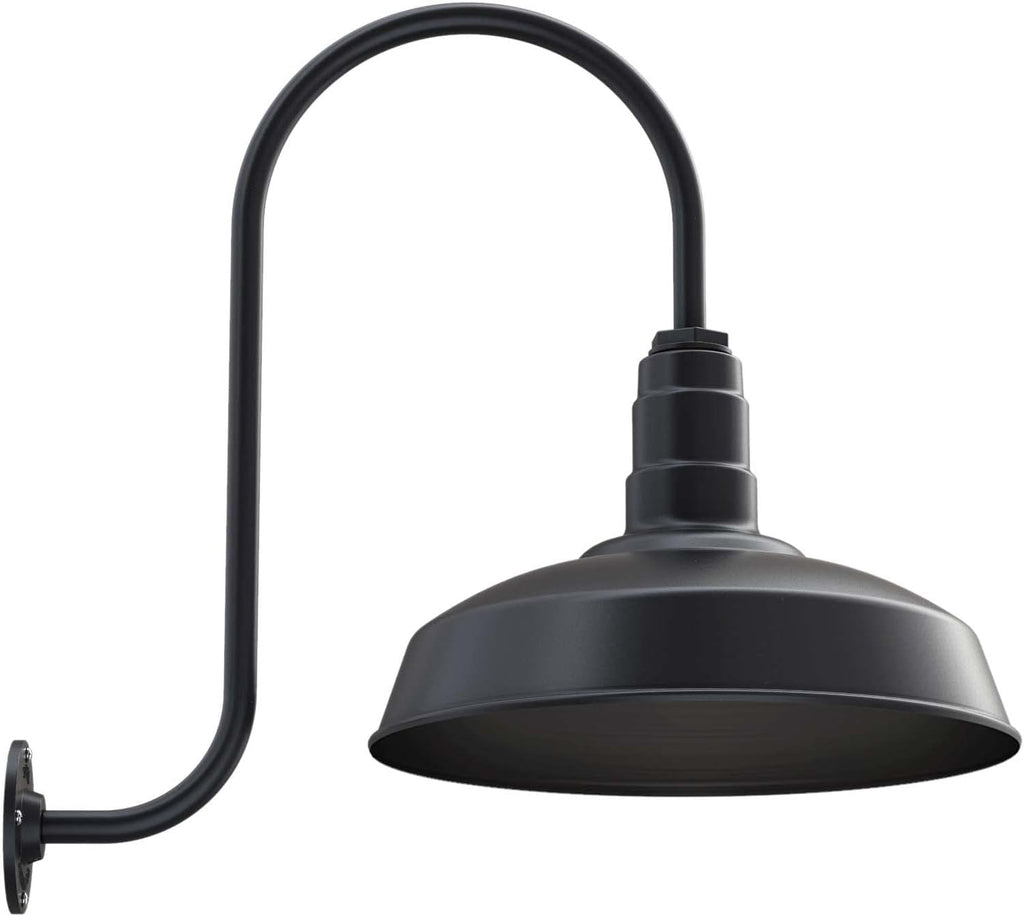 16 Dome Gooseneck Outdoor Wall Mounted Barn Light X26991