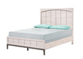 Beige King Size Panel Bed L1267