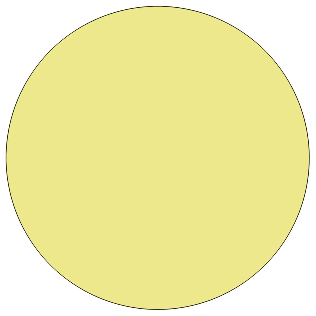 Yellow Round Adjustable Activity Table D5545