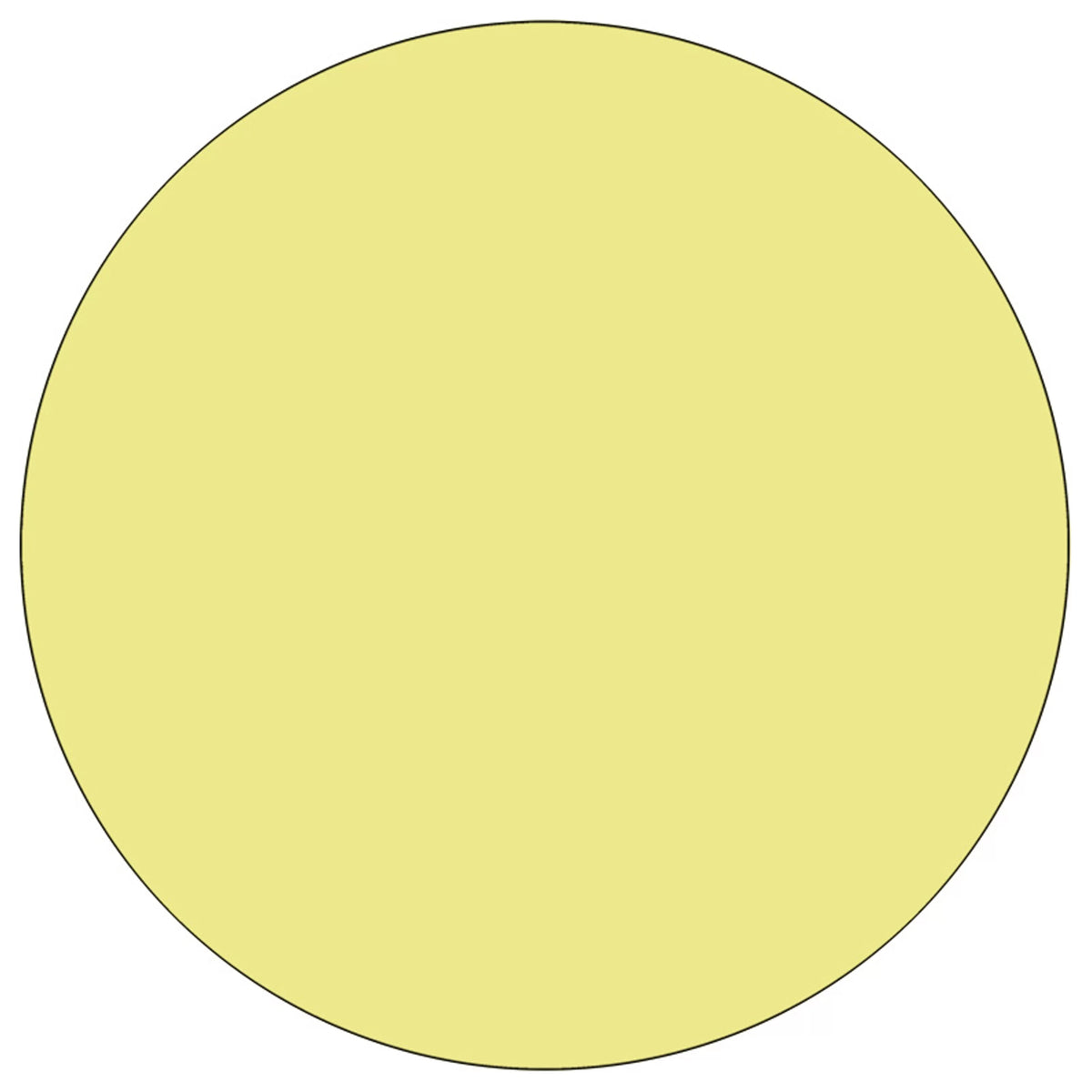 Yellow Round Adjustable Activity Table D5545