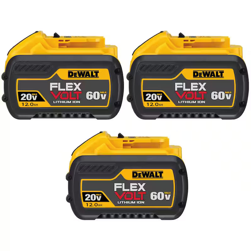20V/60V MAX Lithium-Ion 12.0Ah Battery 3-Pack G287