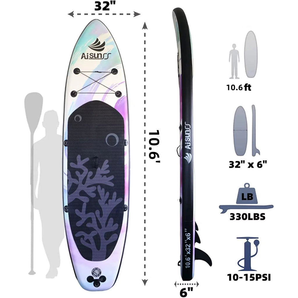 Inflatable Stand up Paddle Board 10.6ft Y25832