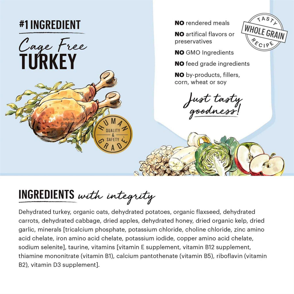 Dehydrated Whole Grain Dog Food Turkey W8298