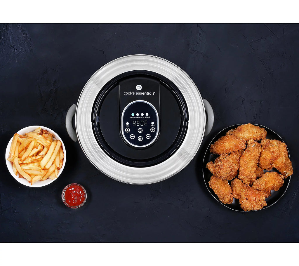 Air Fryer Lid for Pots, Pans & Pressure Cooker Black M15230