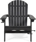 Gray Acacia Wood Folding Adirondack Chair K92791