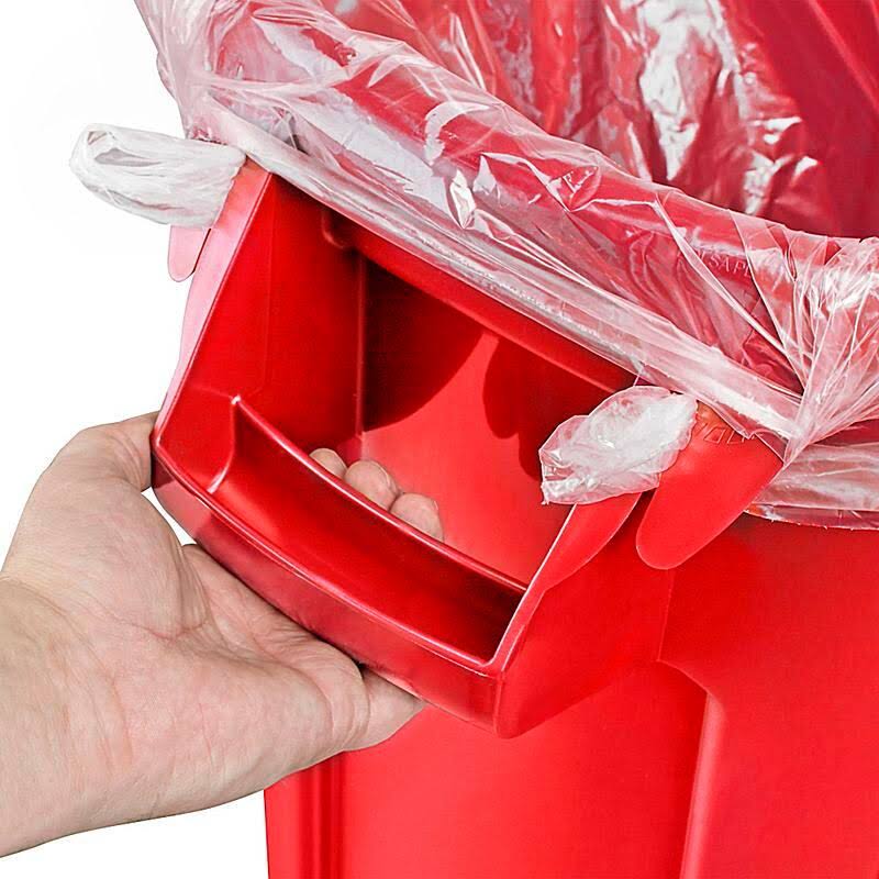 Round Plastic 55 gal Container S477