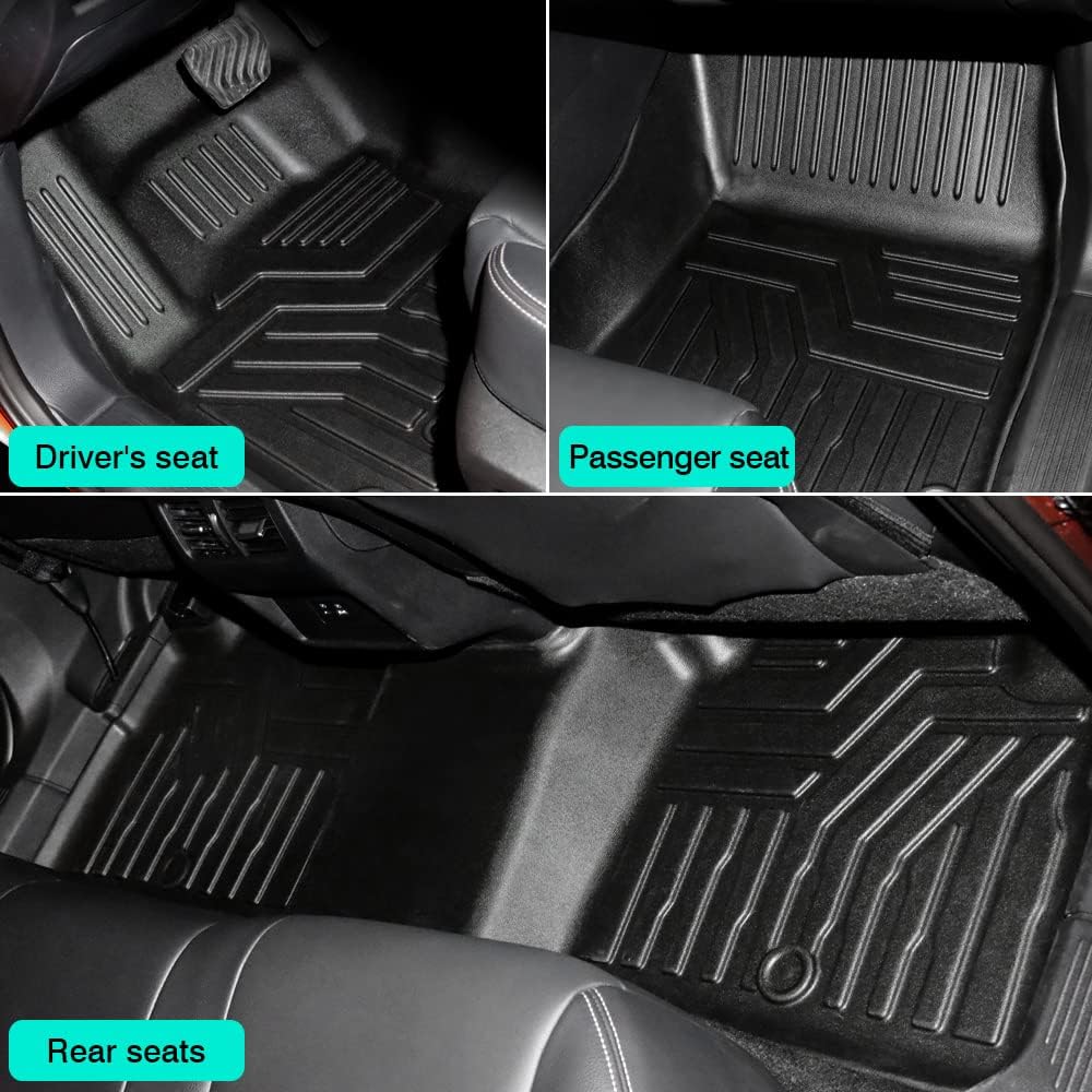 Custom Fit All-Weather Car Floor Mats Full Set TPE B72512