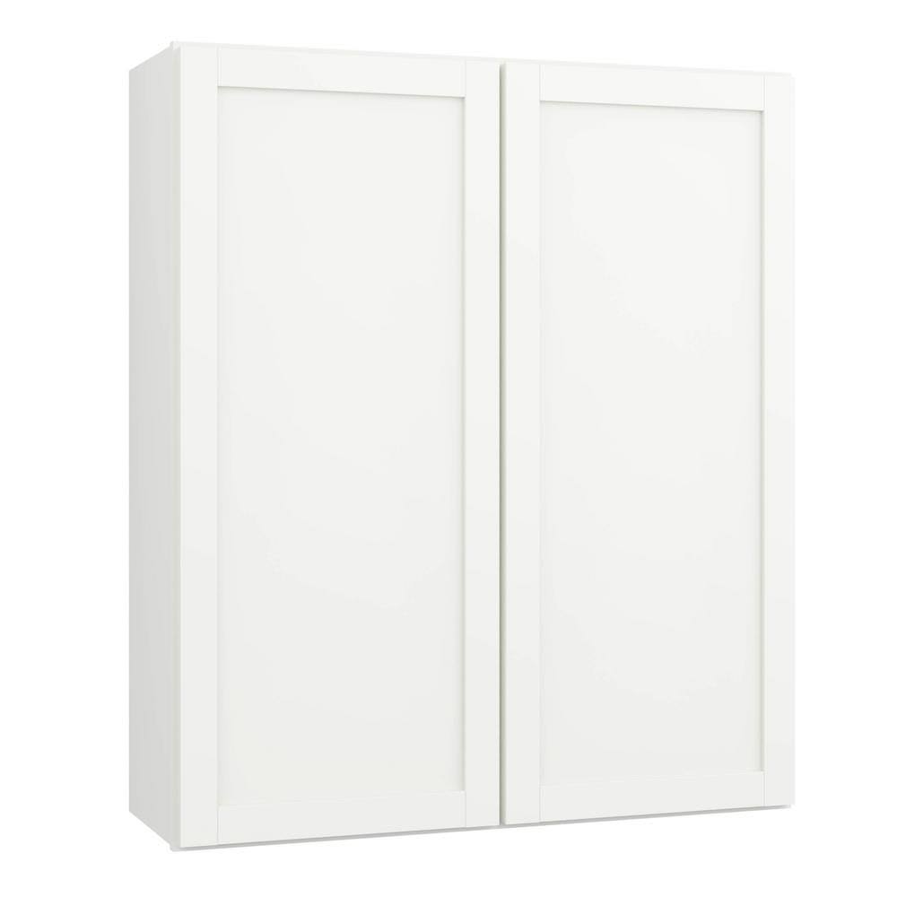 White Laminate Shaker Wall Kitchen Cabinet 36 in. x 42 in. C806