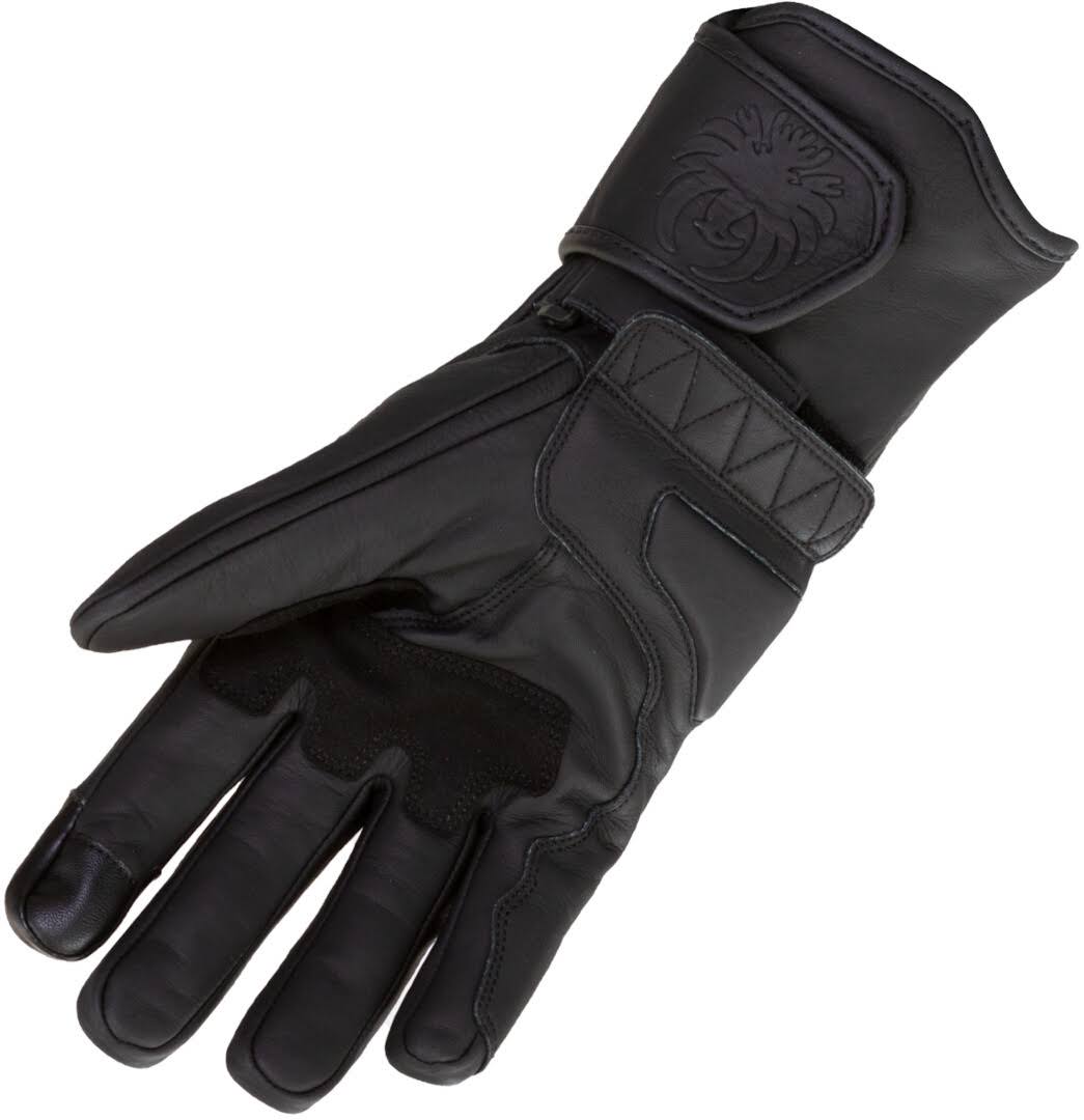 Black Motorcycle Gloves Size XL V7986