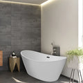 59 Freestanding Soaking Bathtub with LED Lights R616959