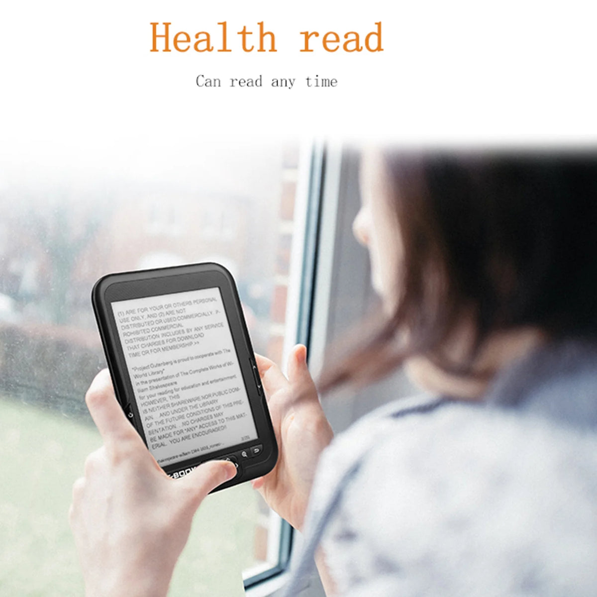 Ebook Reader High Clear Ink Screen Double RAM Adjustable Fonts 1024*768 Resolution K27008