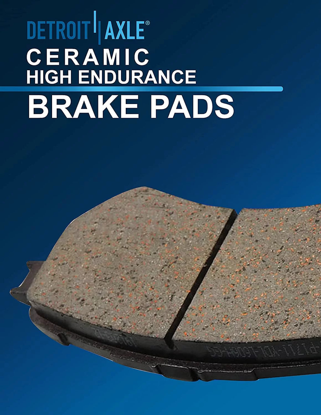 Brake Kit Ceramic Brake Rotors and Pads Front and Rear B418499