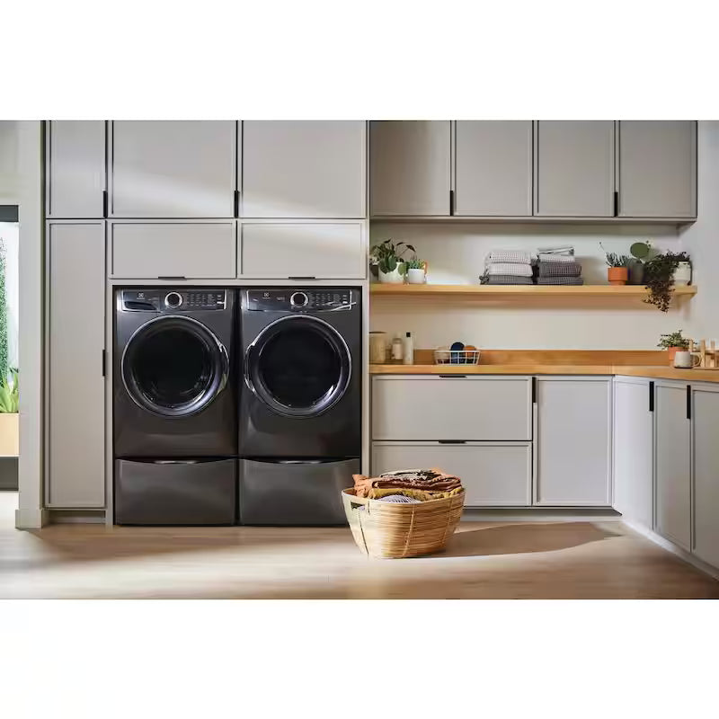 8 cu. ft. Vented Front Load Stackable Electric Dryer with Steam T316808