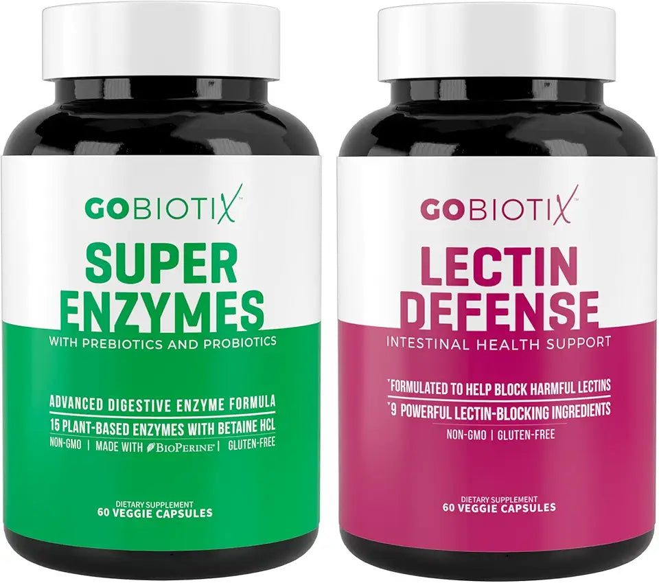 Plant Based Digestive Enzymes with Prebiotics and Probiotics 60 Capsules M52987