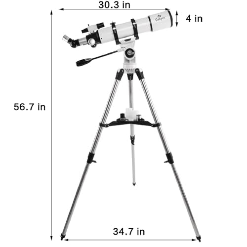 70mm Aperture 400mm Astronomical Refracting Telescope with Carry Bag D58152