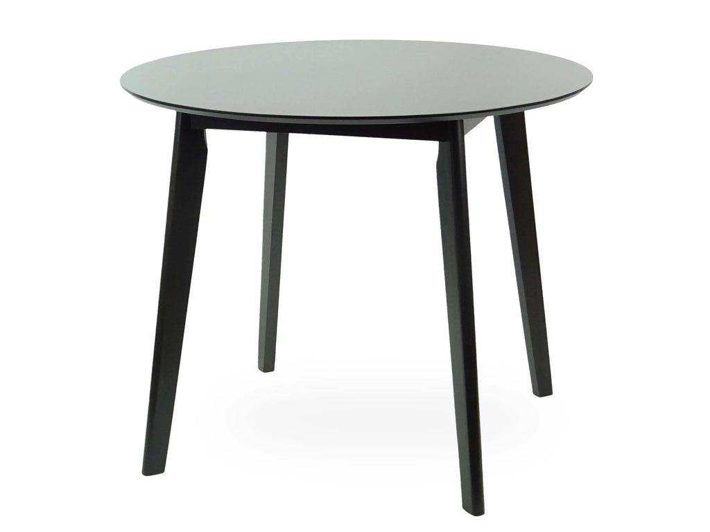 Set of 5 Solid Wood Dining Table and 4 Padded Seat Chairs Z8104