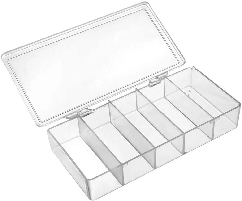 Component Storage Box 5 Grids Electronic Component Containers C2863