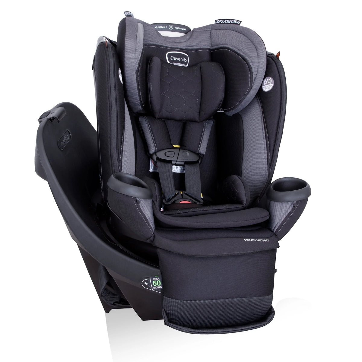 All-in-One Rotational Car Seat with Quick Clean Cover K9618