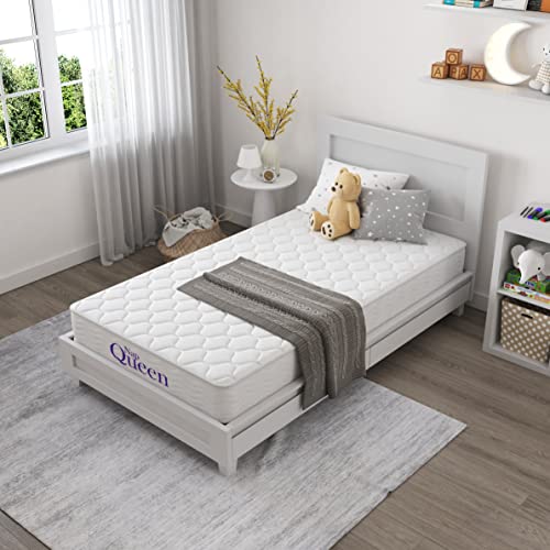 6 Inch Innerspring Twin Size Medium Firm White Mattress I30382