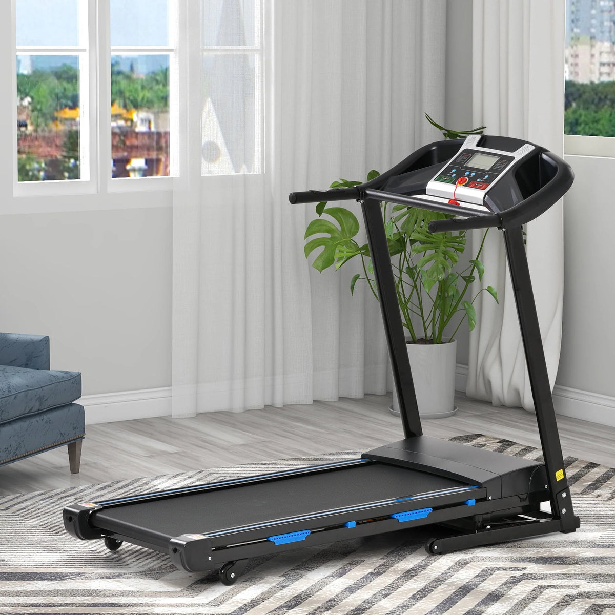 Electric Folding Treadmill 3.25 HP with LCD Display I786