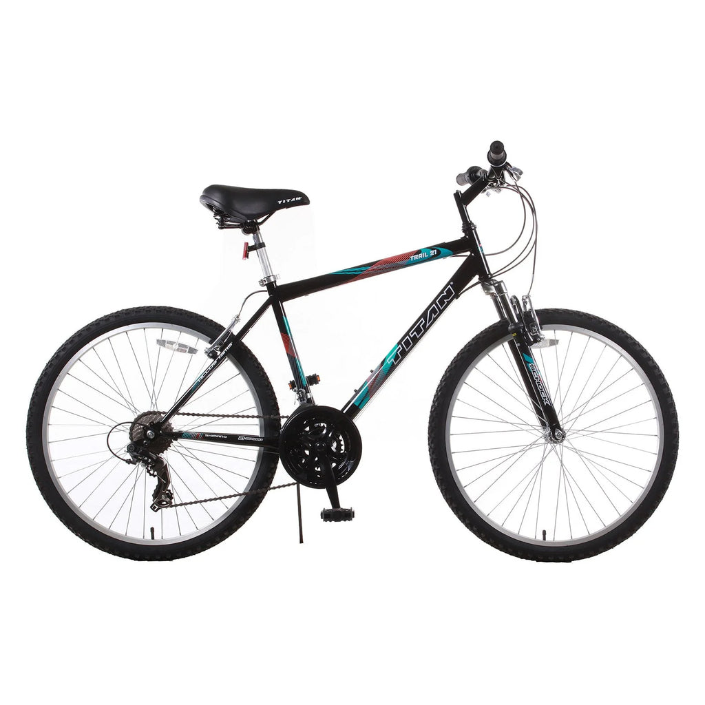 Black 21-Speed Suspension Mountain Bike K74971