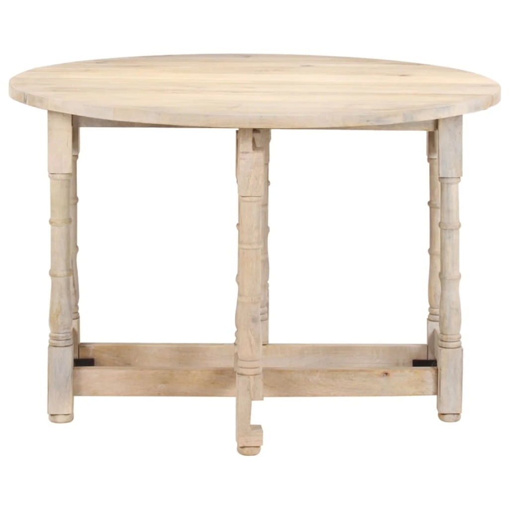 Round Solid Mango Wood Dining Table C129724