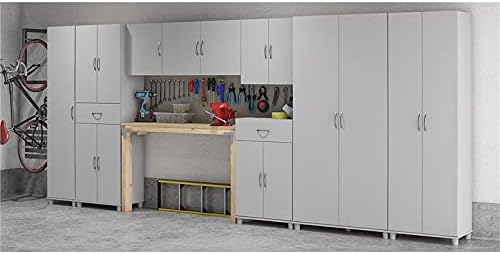 Dove Gray Storage Cabinet with Drawer H97088