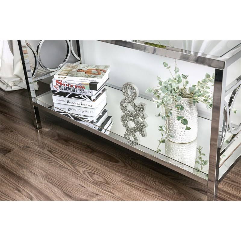 Contemporary Metal Console Table J51836