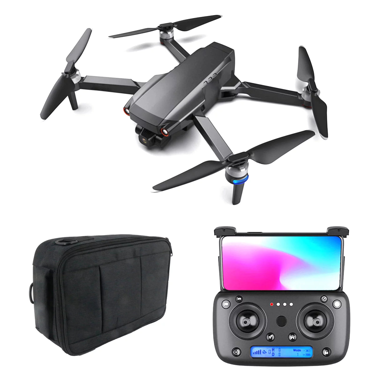 RC Drone with Camera 4K 5G Wifi Brushless Quadcopter with Storage Bag L3500