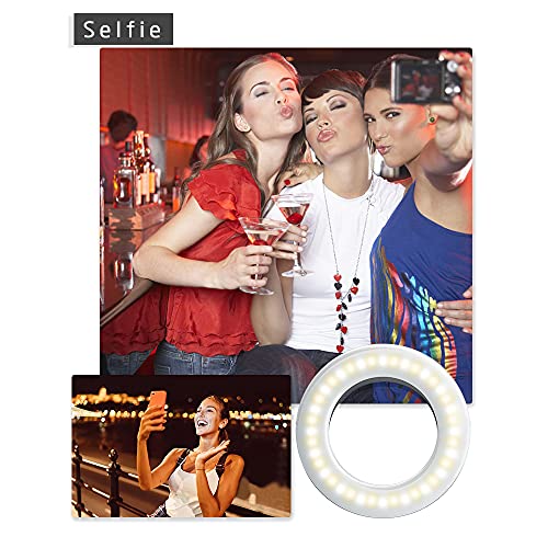 Rechargeable Clip-on Selfie Ring Light A93925