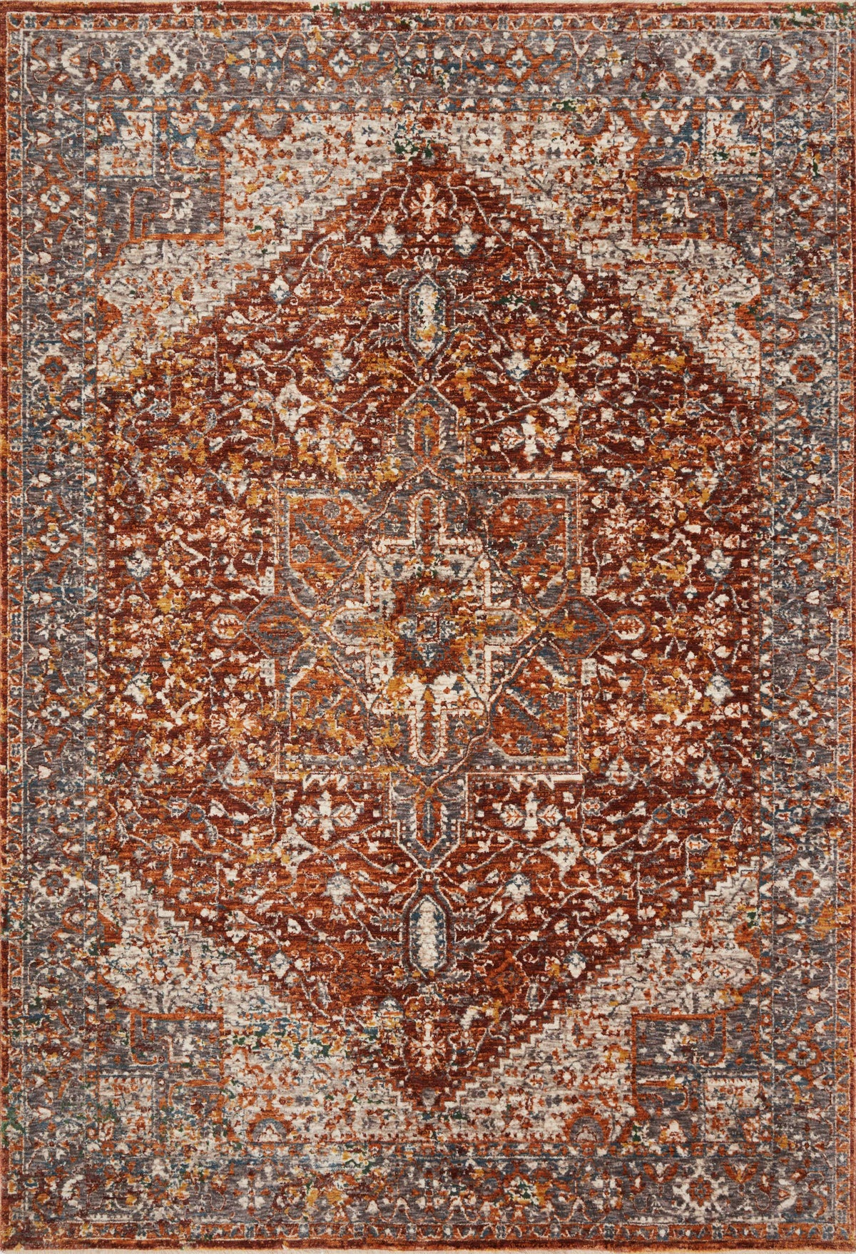 Rust Multi Rug 7'10 x 10' Y42386