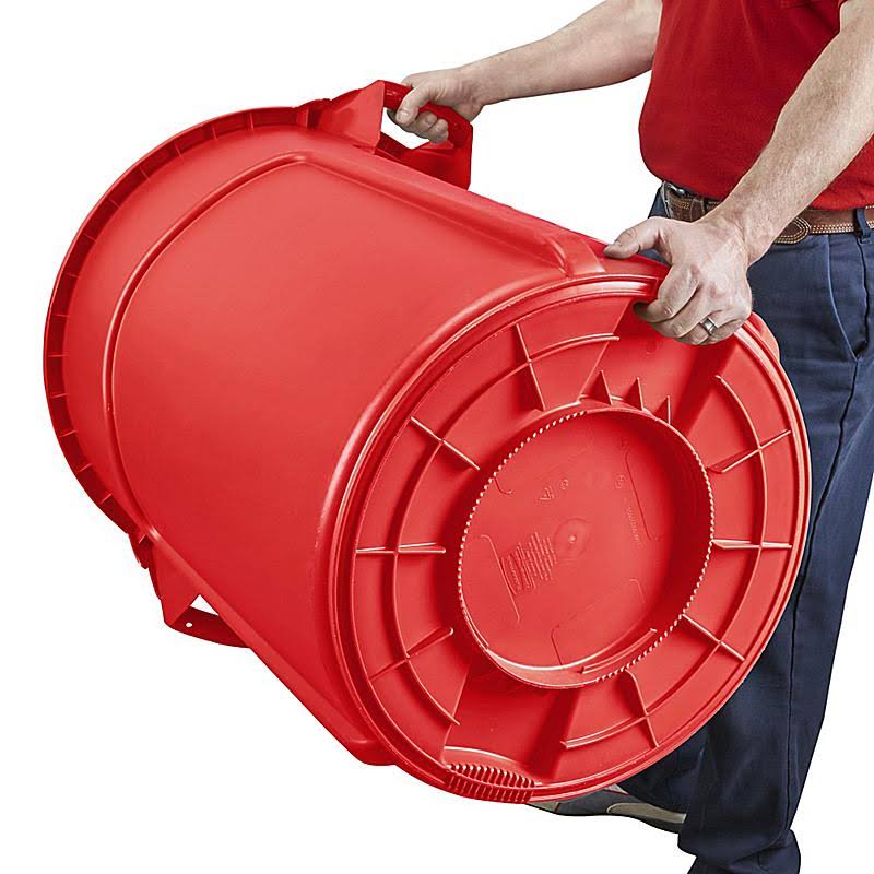 Round Plastic 55 gal Container S477